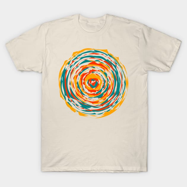 Abstract circular T-Shirt by Tuye Project